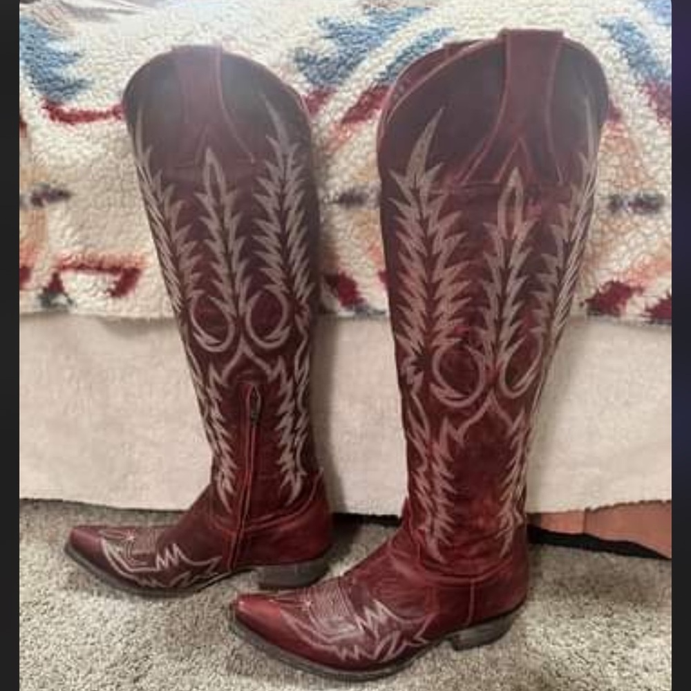 Old Gringo Mayra Bis Size 7 Red